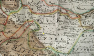 Chewton Hundred Map